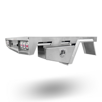 Aluminium 1780W x 1600L mm Ute Tray with Under Tray Toolboxes