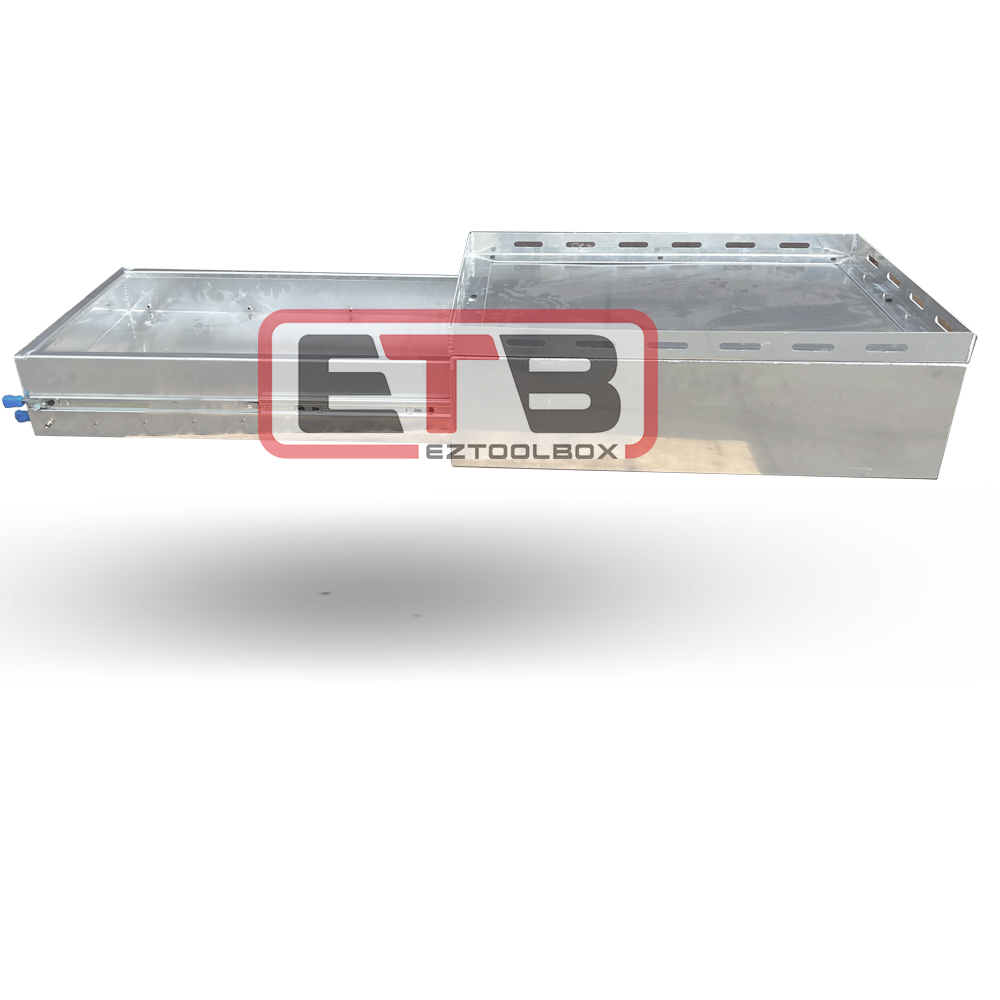 530mm Wide Aluminium Ute Canopy Slide Drawer / Bench