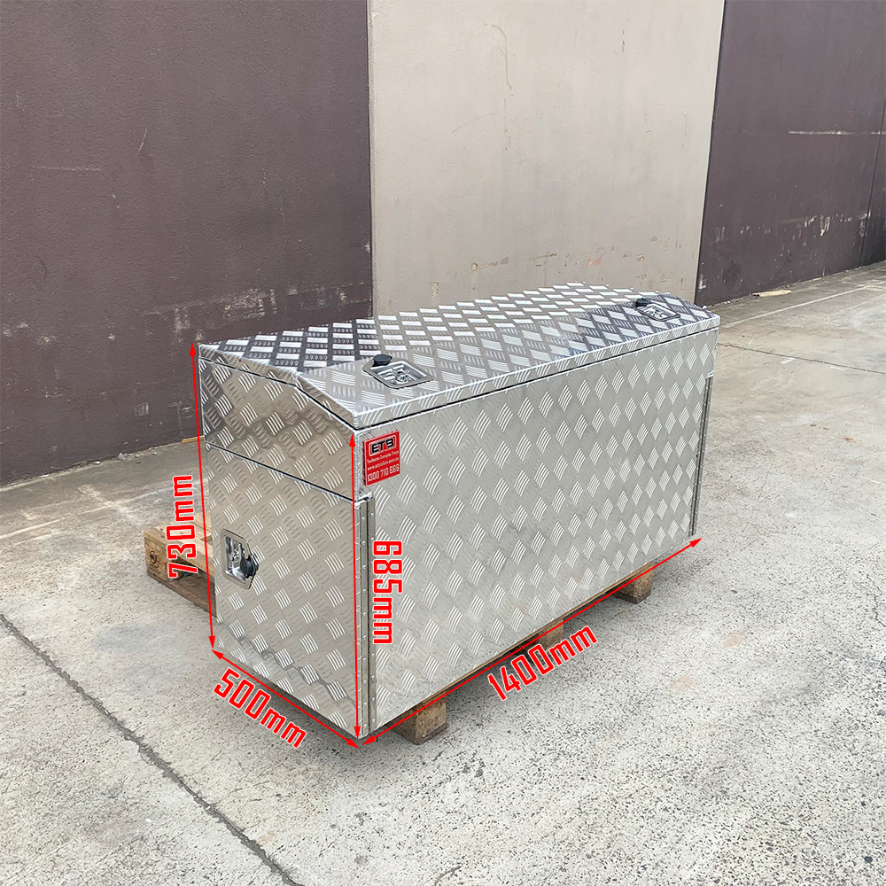Aluminium Caravan Trailer Tool Box for Generator, Webber BBQ