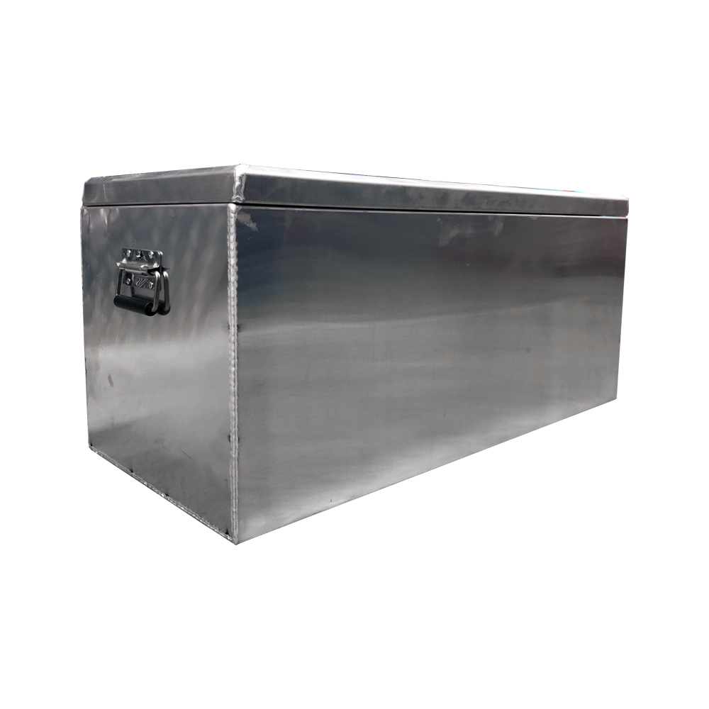 900x400x400mm Flat plate Aluminium Top Open Tool Box
