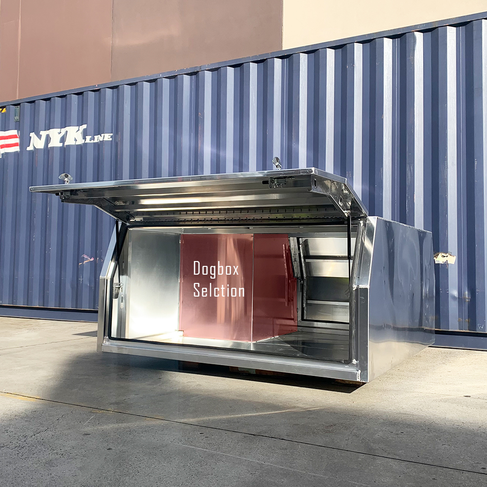 1400mm Flat Plate Ute Aluminium Canopy With Dog Box Section