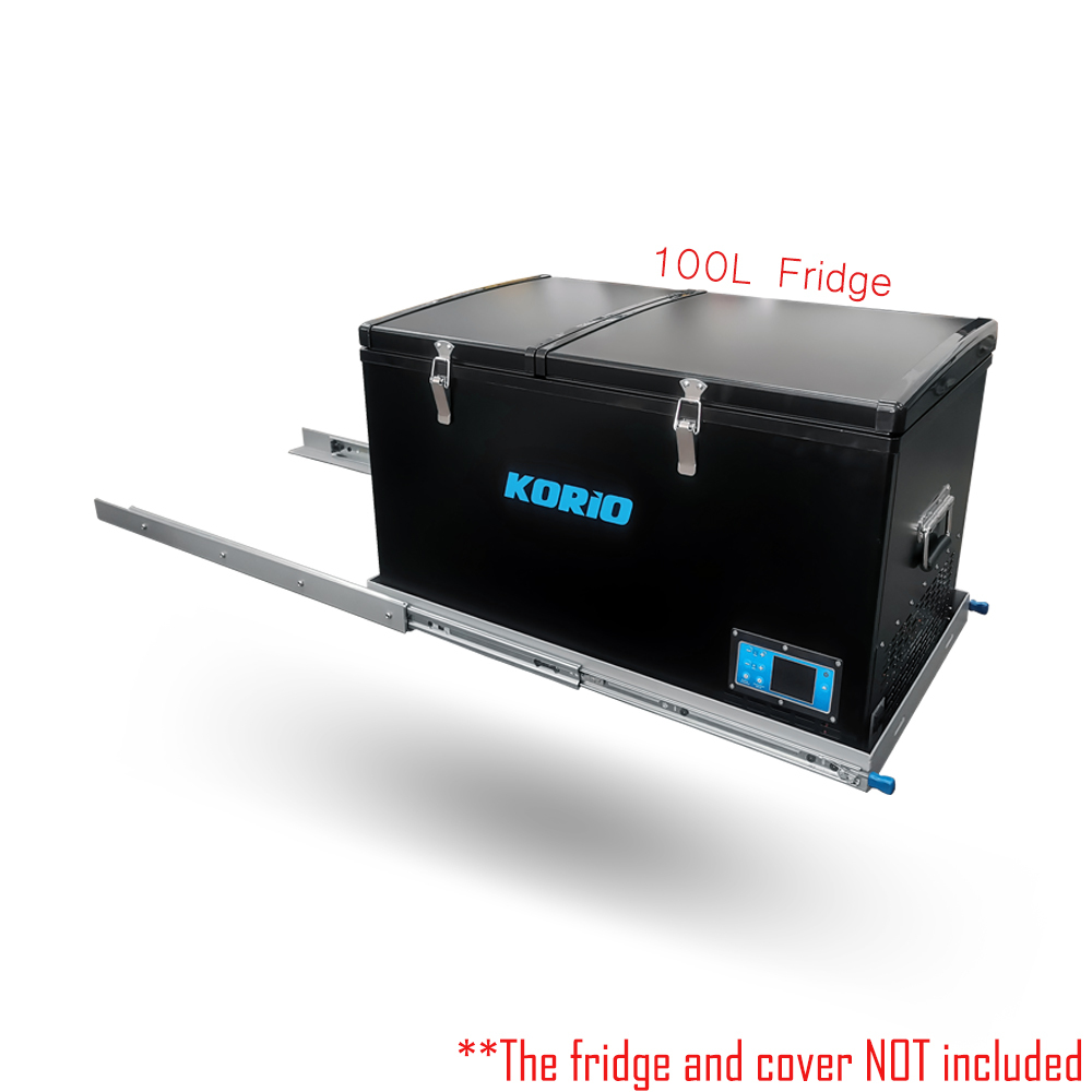Korio 100L Fridge Slide | Rated to 125kg | Dual Locking Runners