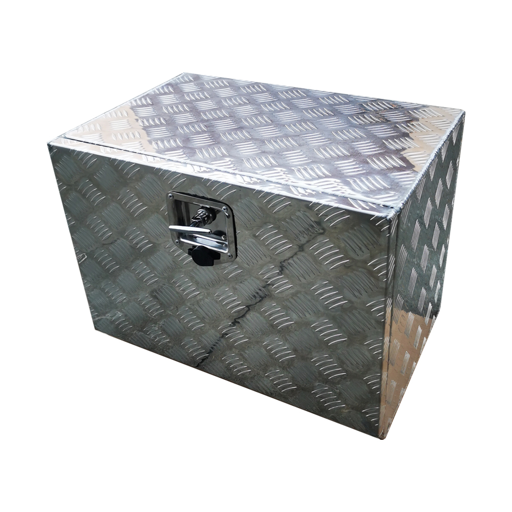 Buy 600x400x450mm Checker Plate Aluminium Under Tray Tool Boxes Online