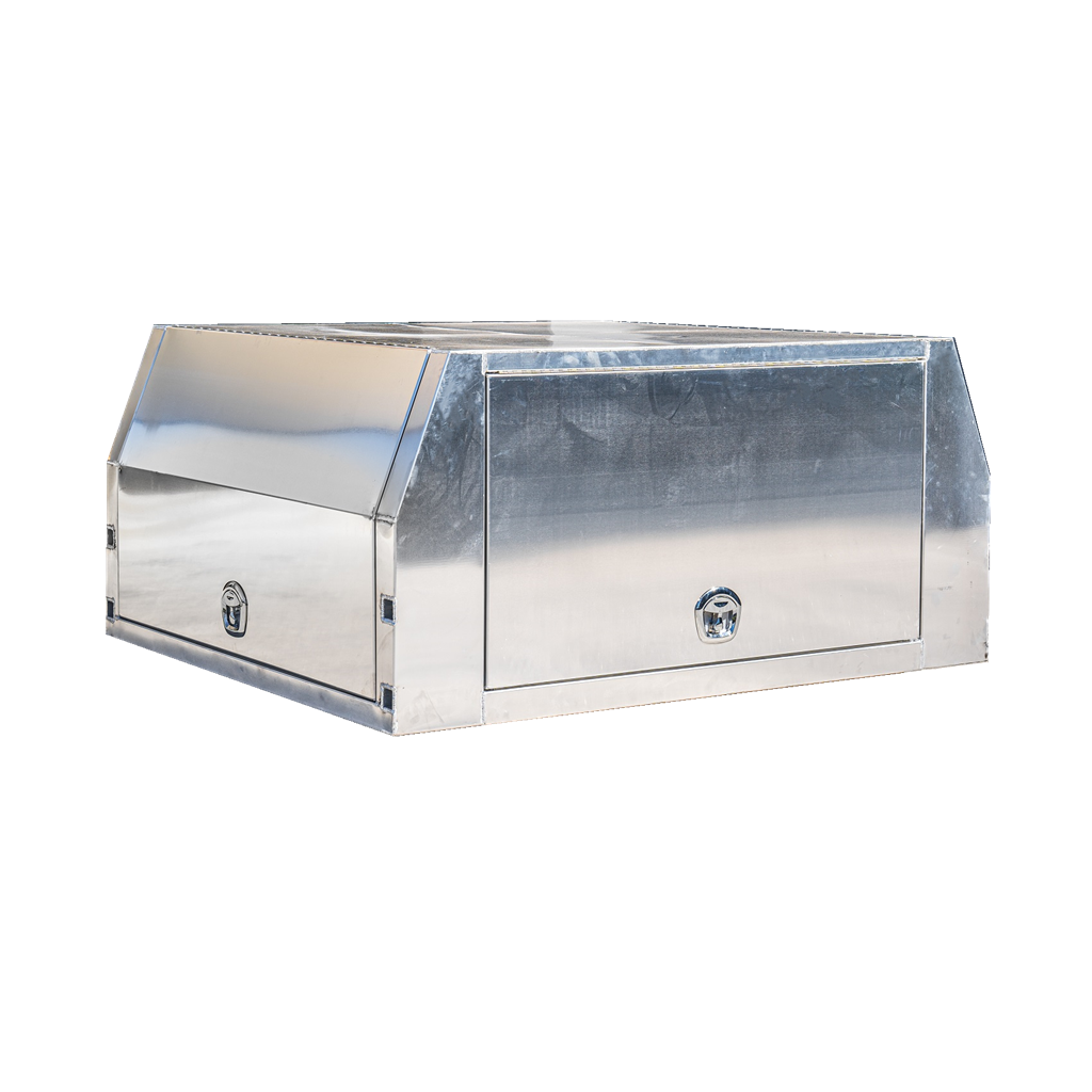 3 Doors 1800 x 850mm Jack Off Aluminium Ute Canopy Toolbox Unistruts False  Floor 2 Year Warranty