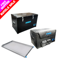 Korio 100L Fridge & 100L Fridge Cover & 100L Fridge Slide Bundle Sale