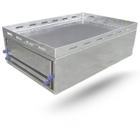 530mm Wide Aluminium Ute Canopy Slide Drawer / Bench