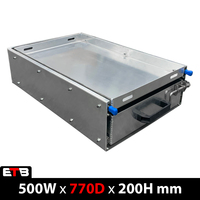 500mm Wide Aluminium Ute Canopy Slide Drawer with Tray