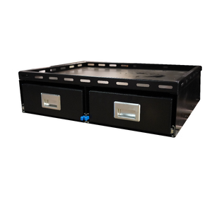 Black 950mm Wide Heavy Duty Aluminium Ute Canopy Drawer Draw Slide
