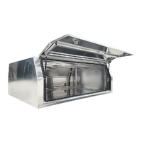 2400L x 1690W x 900H mm Flat Plate Aluminium Canopy Toyota Single Cab Narrow Tray