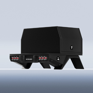 1600 Aluminium Tray & 1100 Canopy Package – Black