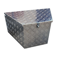 Aluminium 870x500x450mm Drawbar Tool Box