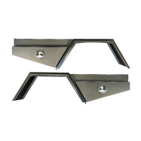 Black 900mm Flate Plate Under Tray Tool Box + Flare Mud Guards