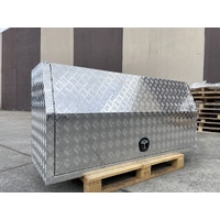 1200x600x850mm Checker Plate Full Door Aluminium Toolbox