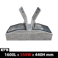 1600x550x440mm Aluminium Gullwing Toolbox