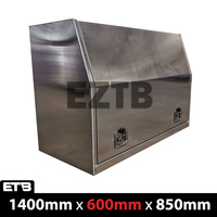1400x600x850mm Flat Plate Full Door Aluminium Toolbox With Drawers