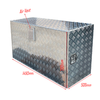 Aluminium Caravan Trailer Tool Box for Generator or Webber BBQ