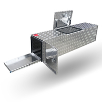 Aluminium Caravan Trailer Tool Box for Generator, Webber BBQ and Gas Bottle