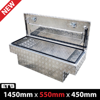 1450x550x450mm Aluminium Tub Top Open Tool Box