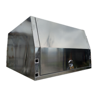 1600mm x 1000mm High Jack Off Flat Plate Aluminium Canopy