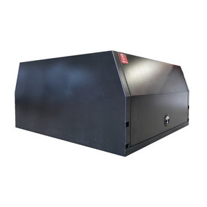 Black 2400mm Single Cab Jack-off Flat Ute Canopy