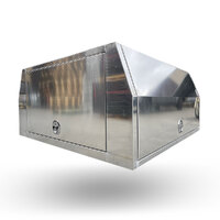 3 Doors 1600mm Flat Plate Aluminium Canopy 