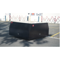 2400mm 3 Doors Jack Off Aluminium Ute Canopy Black
