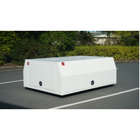 White 2400mm 3 Doors Aluminium Single Cab Ute Canopy