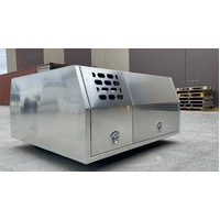 1600mm Flat Aluminium Canopy With Full Dog Box Section