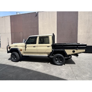 LC79 Black 1850mm Long Aluminium Tray with Color Matched Doors