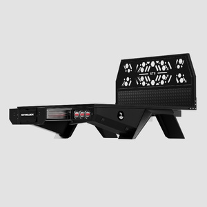Black Aluminium Tray 2150mm with Trundle Drawer for Extra Cab