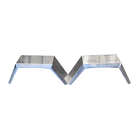 Pair of 4wd Wheel Arch / Mud Guard 3mm Aluminium Mudguard 4x4
