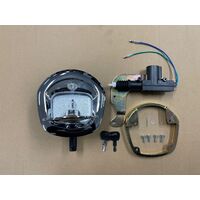 Chrome Recessed Whale Tail  Lock Latch with Actuator
