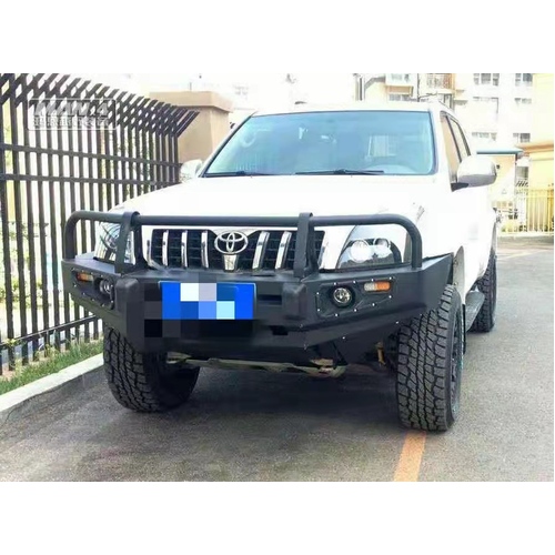 ADR approved BULL BAR WINCH BAR Fit For 2003-2009 TOYOTA PRADO 120 SERIES - ezToolbox Aluminium Ute Trays, Aluminium Canopies and Alloy Toolboxes