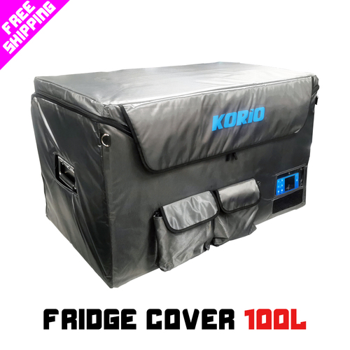 Korio 100L Fridge Cover | Suits Korio 100L Fridge/Freezer | Tough | Durable | Insulated - ezToolbox Aluminium Ute Trays, Aluminium Canopies and Alloy Toolboxes