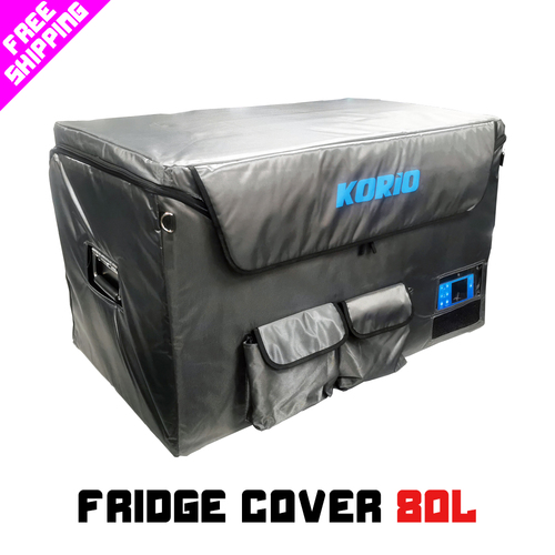 Korio 80L Fridge Cover | Suits Korio 80L Fridge/Freezer | Tough | Durable | Insulated - ezToolbox Aluminium Ute Trays, Aluminium Canopies and Alloy Toolboxes