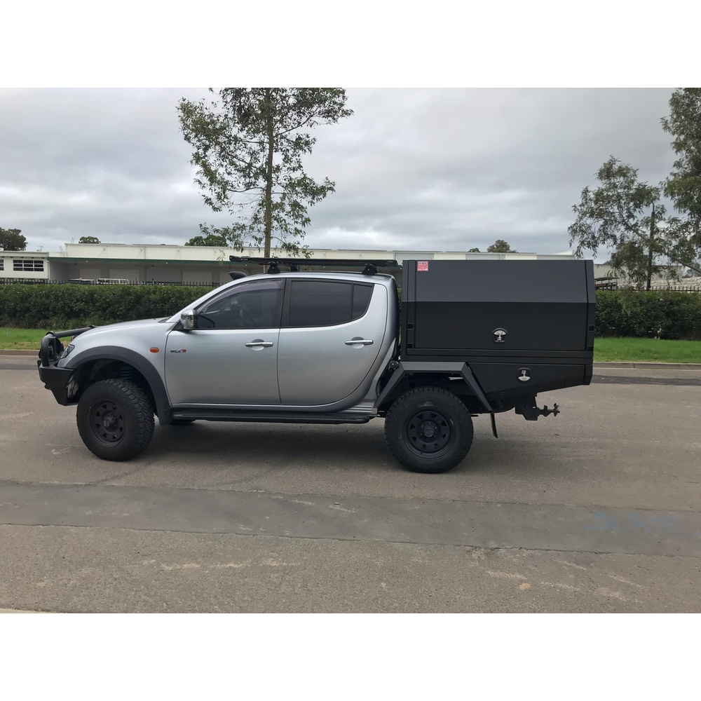 Aluminium Ute Tray and Canopy Package S1 - ezToolbox Aluminium Ute Trays, Aluminium Canopies and Alloy Toolboxes