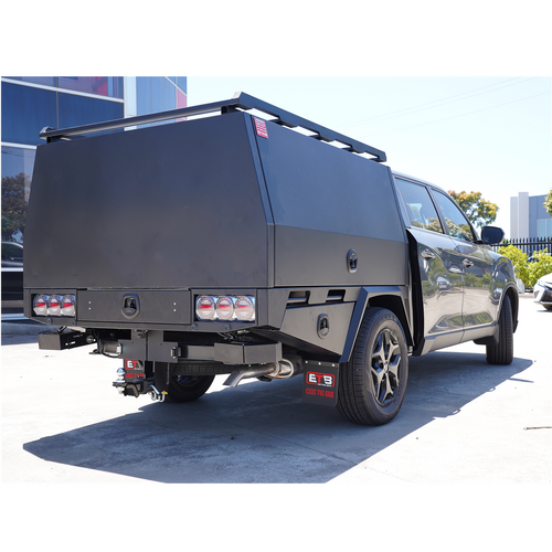 Ssangyong Musso Aluminium Chassis Mount Canopy CMB1 - ezToolbox Aluminium Ute Trays, Aluminium Canopies and Alloy Toolboxes