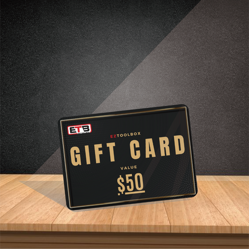 ETB $50 Gift Card - ezToolbox Aluminium Ute Trays, Aluminium Canopies and Alloy Toolboxes