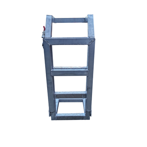 1000mm High Universal Aluminium Rear Ladder for Ute Canopy  - ezToolbox Aluminium Ute Trays, Aluminium Canopies and Alloy Toolboxes