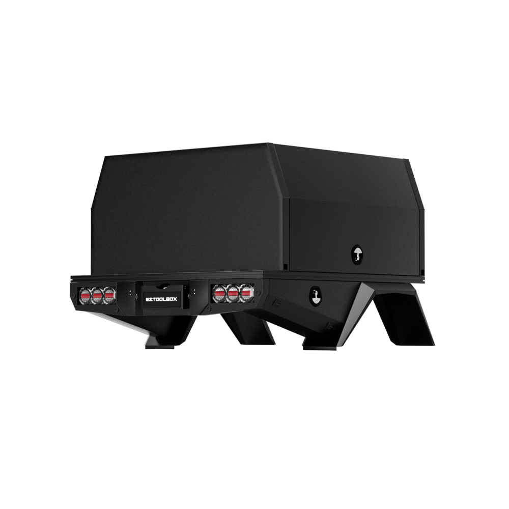 Tray and Canopy Package 1816B - ezToolbox Aluminium Ute Trays, Aluminium Canopies and Alloy Toolboxes