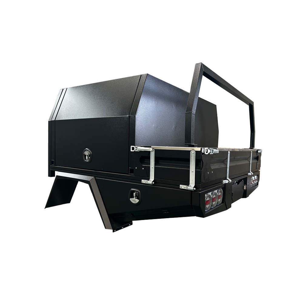 Tray and Canopy Package Full 1812B - ezToolbox Aluminium Ute Trays, Aluminium Canopies and Alloy Toolboxes