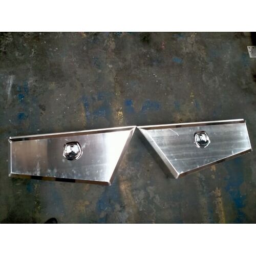 950x200x440mm Flat Sheet Tapered Under Tray Tool Box - ezToolbox Aluminium Ute Trays, Aluminium Canopies and Alloy Toolboxes