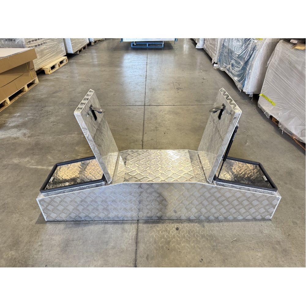1770x400x400mm Aluminium Gullwing Toolbox  - ezToolbox Aluminium Ute Trays, Aluminium Canopies and Alloy Toolboxes