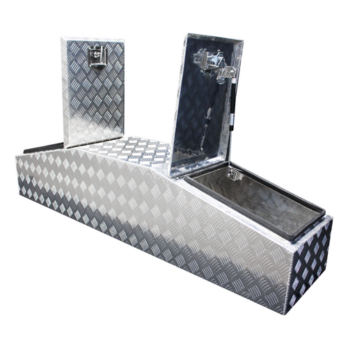 1770x400x400mm Aluminium Gullwing Toolbox  - ezToolbox Aluminium Ute Trays, Aluminium Canopies and Alloy Toolboxes