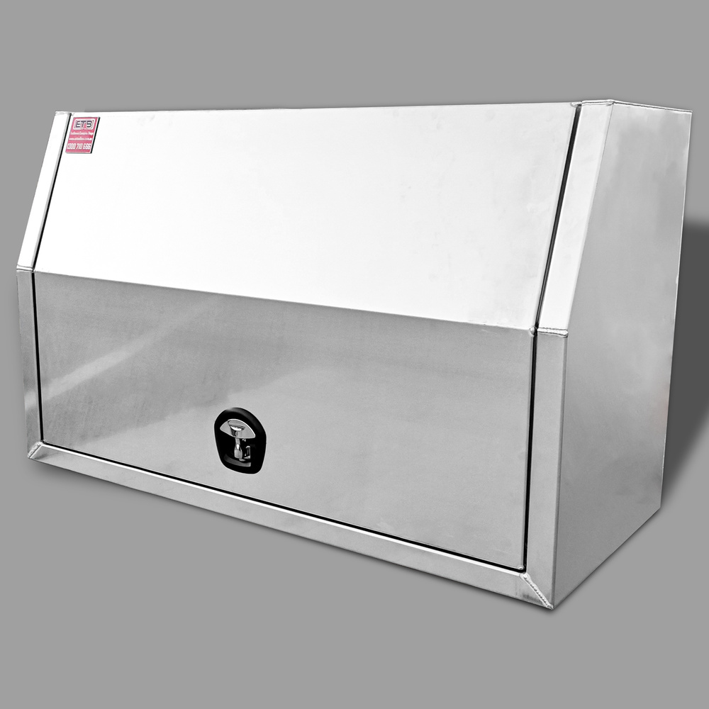 1400x600x850mm Flat Plate Full Door Aluminium Ute Toolbox - ezToolbox Aluminium Ute Trays, Aluminium Canopies and Alloy Toolboxes