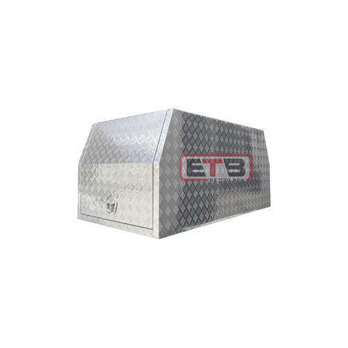 900mm Checker Plate Aluminium Canopy - ezToolbox Aluminium Ute Trays, Aluminium Canopies and Alloy Toolboxes