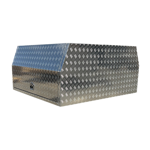 1500mm Checker Plate Aluminium Canopy - ezToolbox Aluminium Ute Trays, Aluminium Canopies and Alloy Toolboxes