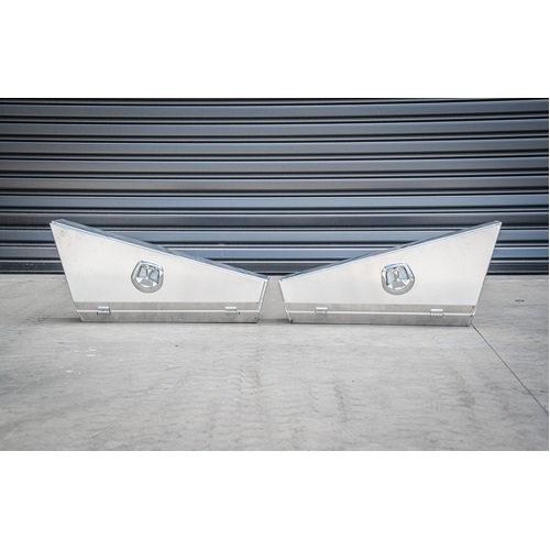 860mm Double Tapered Ute Under Tray Tool Box - ezToolbox Aluminium Ute Trays, Aluminium Canopies and Alloy Toolboxes