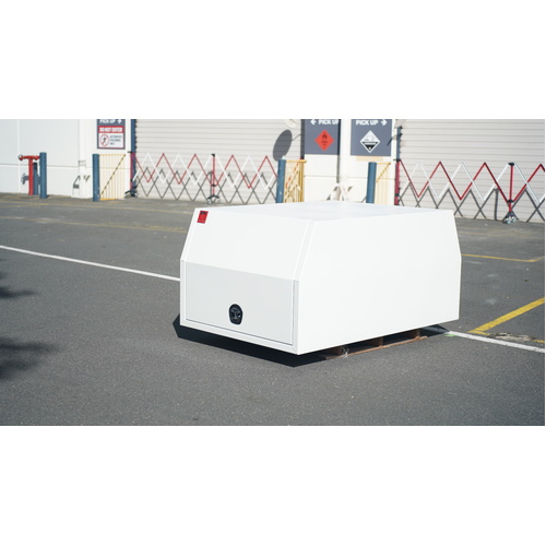 1400mm White Flat Plate Aluminium Ute Canopy - ezToolbox Aluminium Ute Trays, Aluminium Canopies and Alloy Toolboxes