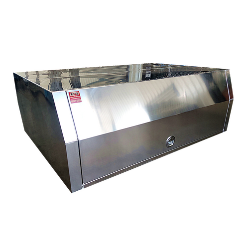 2400mm Flat Plate Aluminium Canopy for Single Cab Ute - ezToolbox Aluminium Ute Trays, Aluminium Canopies and Alloy Toolboxes